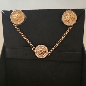 Authentic Versace Bracelet and Earring Set